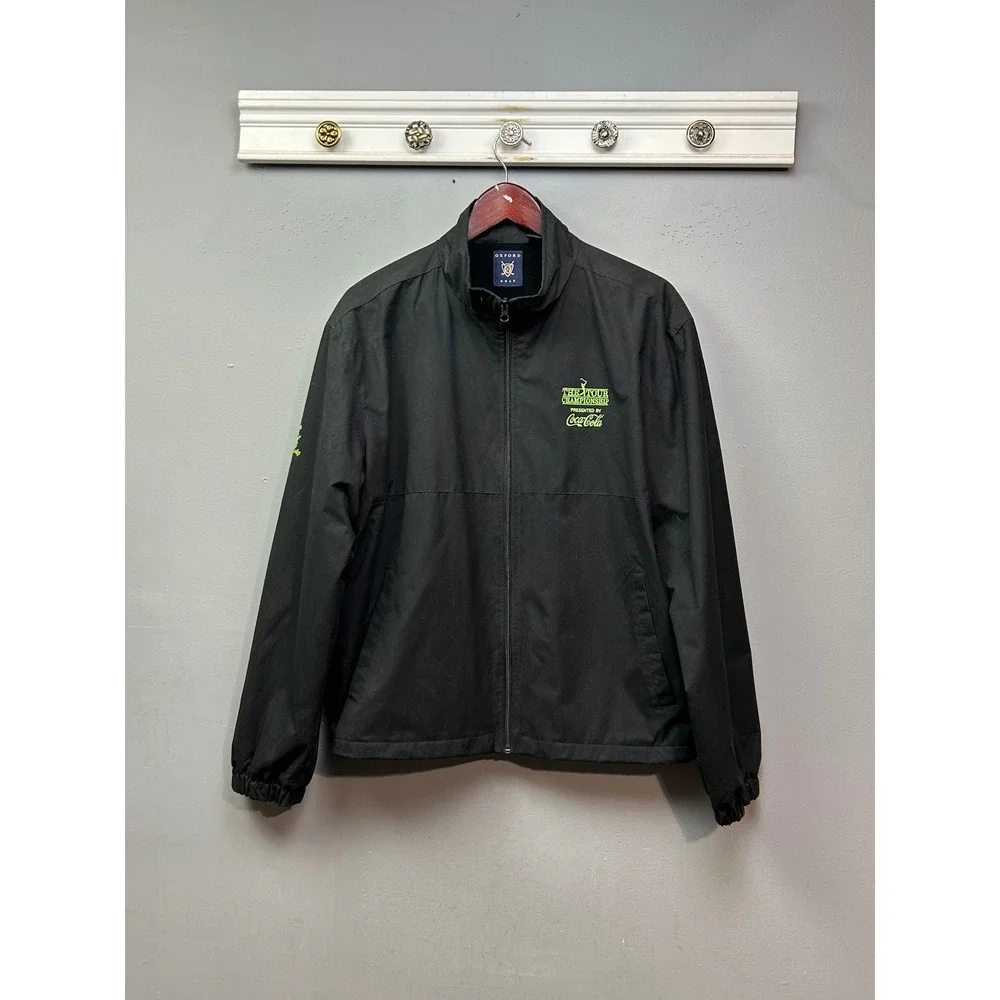 Tour Championship‎ Coca-Cola East Lake Windbreaker Mens Medium Oxford Golf Black